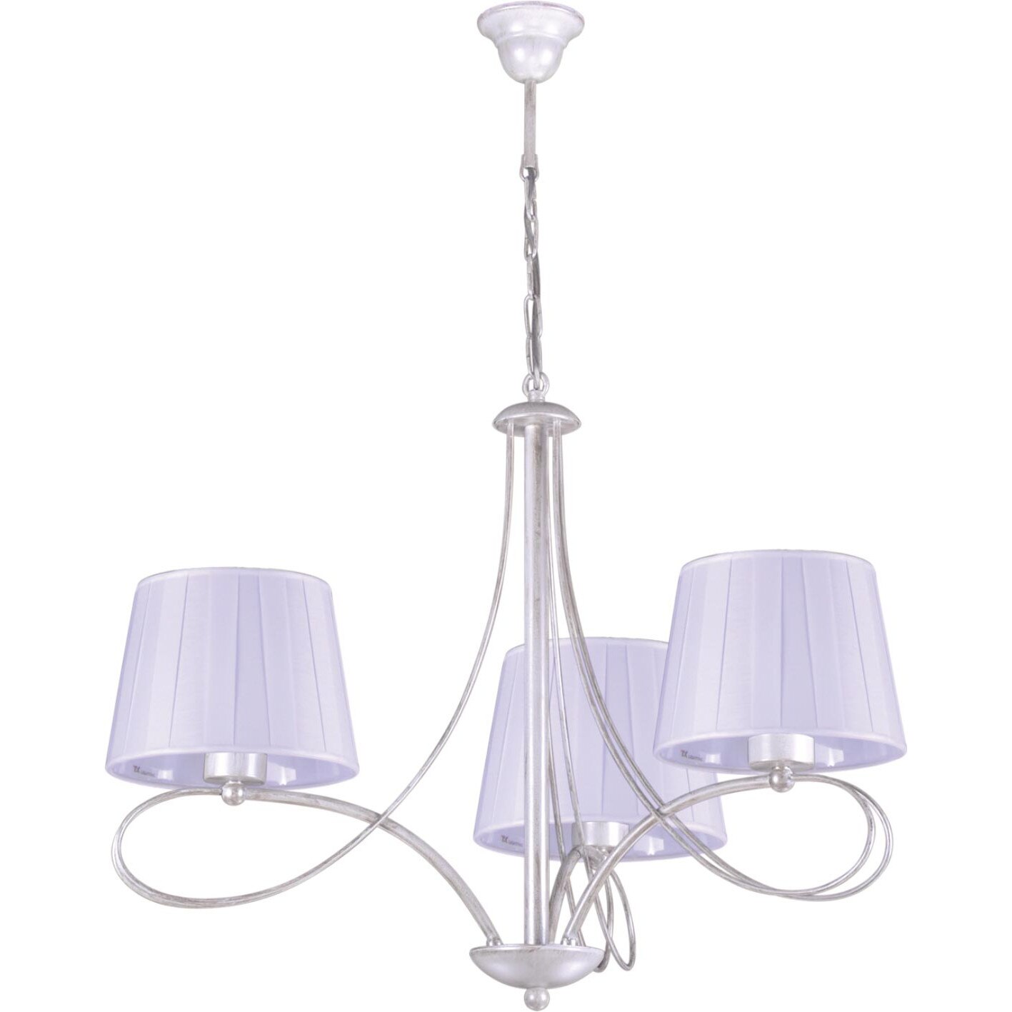 Lustra K-4070 IRMA,Alb, cu 3 surse de iluminare, E27, 60 W