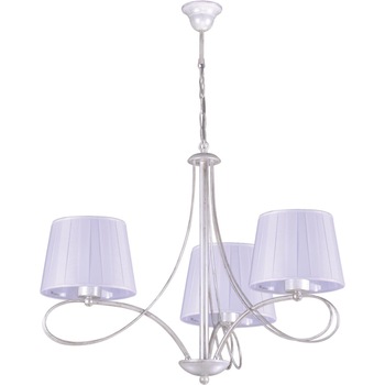 Lustra K-4070 IRMA,Alb, cu 3 surse de iluminare, E27, 60 W Lustra K-4070 IRMA,Alb, cu 3 surse de iluminare, E27, 60 W