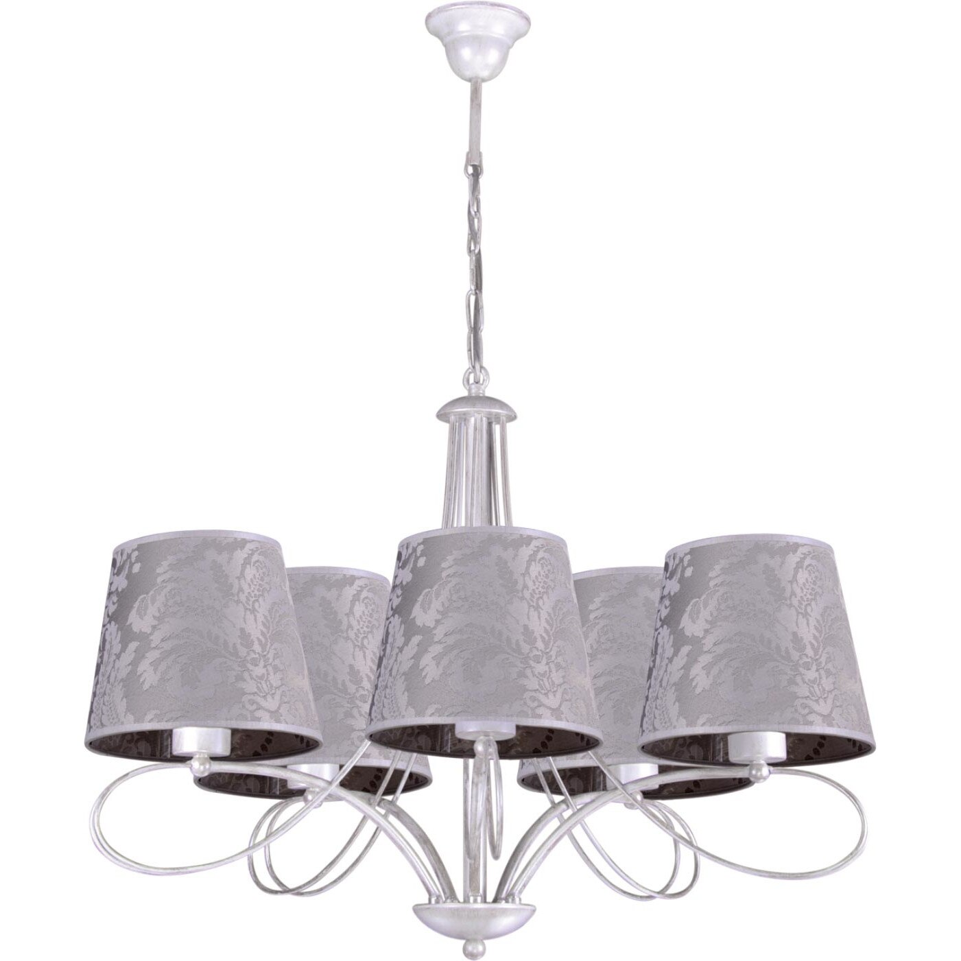 Lustra K-4061 DIANA,Alb, cu 5 surse de iluminare, E27, 60 W