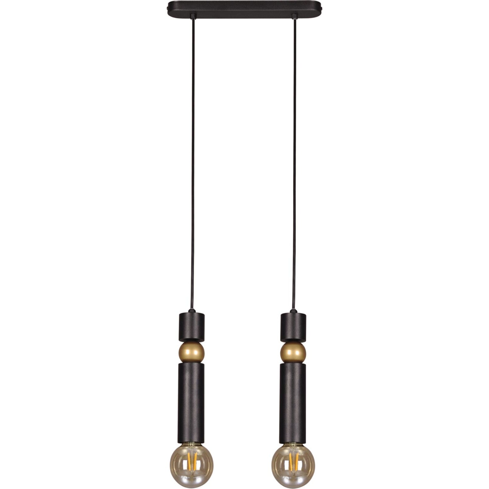 Lustra K-4741 RIANO,Auriu, cu 2 surse de iluminare, E27, 60 W