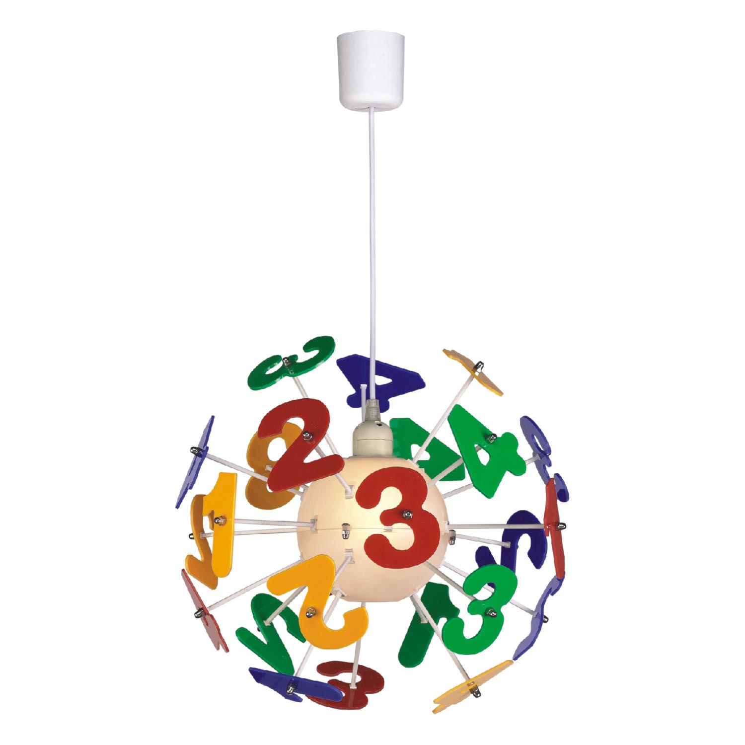 Lustra K-MD7085-1F LUGANO,Multicolor, cu 1 sursa de iluminare, E27, 60 W