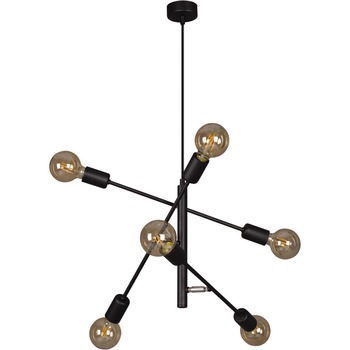Lustra K-4751 CAMARA,Negru, cu 6 surse de iluminare, E27, 60 W Lustra K-4751 CAMARA,Negru, cu 6 surse de iluminare, E27, 60 W