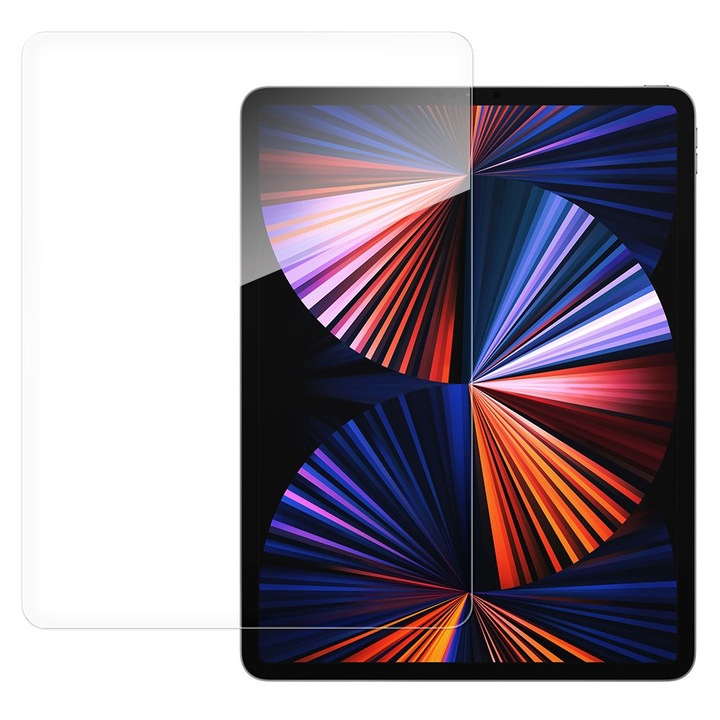 IPAD PRO 12", 2018-2021 kompatibilis fólia, teljes képernyős biztonsági üveg, kiváló minőségű, átlátszó
