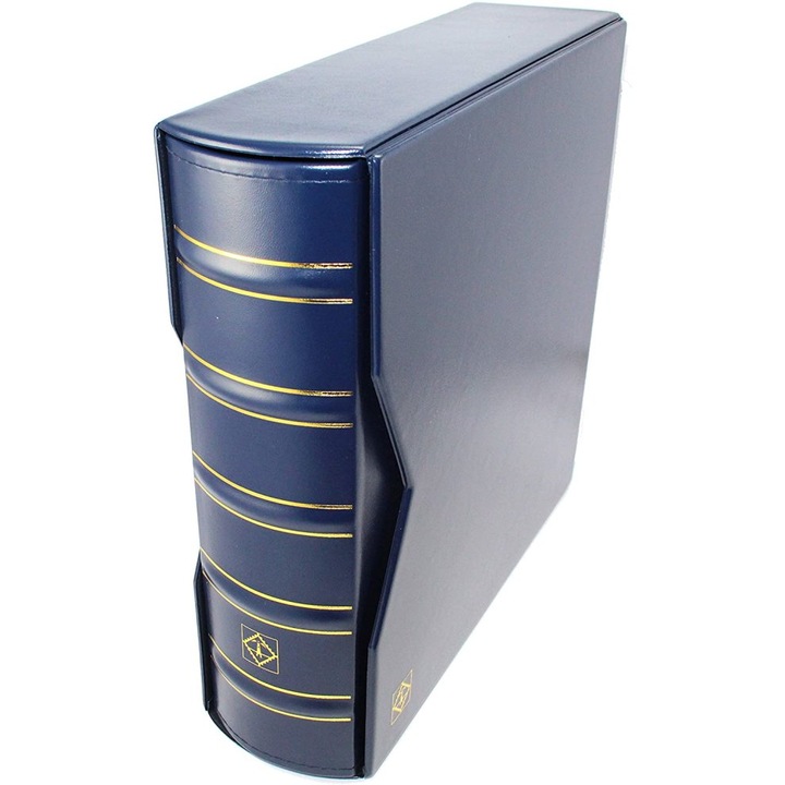 Album si suport pentru 200 carti postale, FDC (prima zi ), coperta albastra cu 50 file -354422