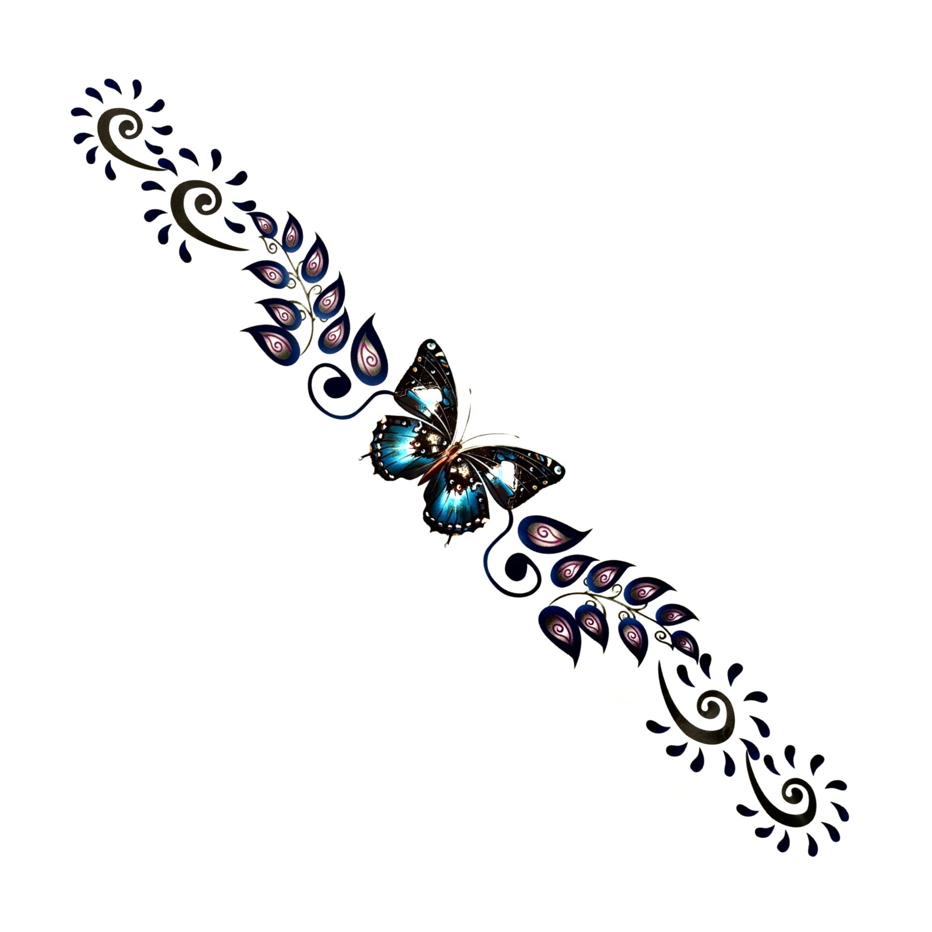 Tatuaj temporar pentru spate sau picioare si corp 38x 6 cm Nevermore® HSM042