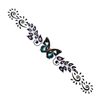 Tatuaj temporar pentru spate sau picioare si corp 38x 6 cm Nevermore® HSM042 Tatuaj temporar pentru spate sau picioare si corp 38x 6 cm Nevermore® HSM042