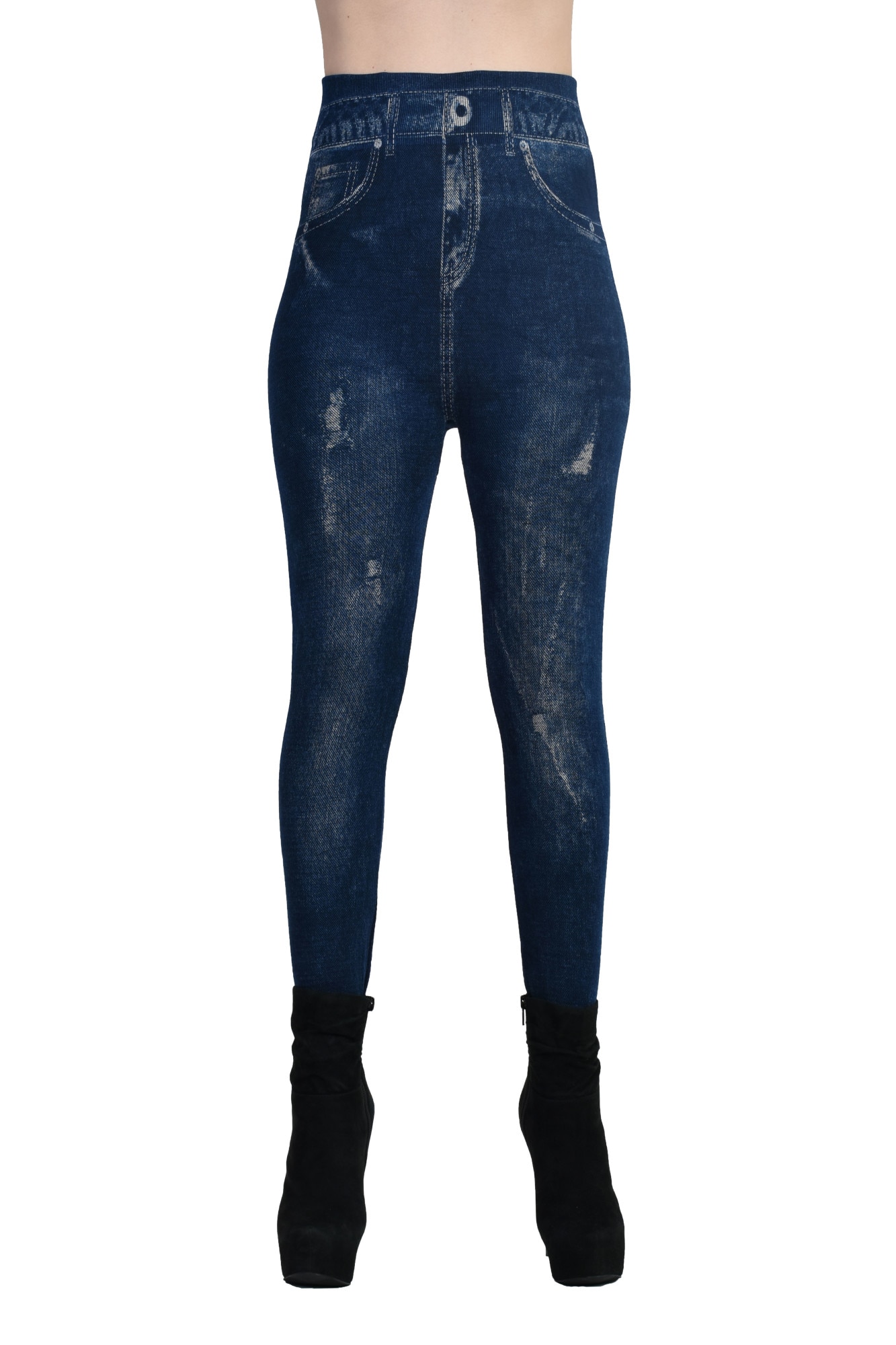 Colanti Blugi Modelatori Bleumarin B042, Bleumarin