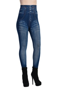 Colanti Blugi Modelatori Bleumarin Vatuiti Talie Inalta B033BW, Bleumarin Colanti Blugi Modelatori Bleumarin Vatuiti Talie Inalta B033BW, Bleumarin