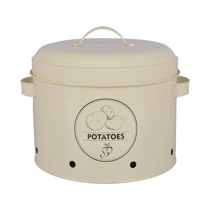 Fém fedeles krumpli tároló