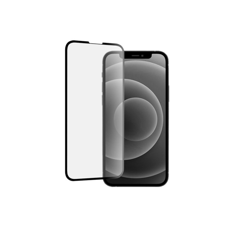 OEM iPhone 13 Pro Max védőfólia, biztonsági üveg és kerámia, Full Glue, keménység 9H