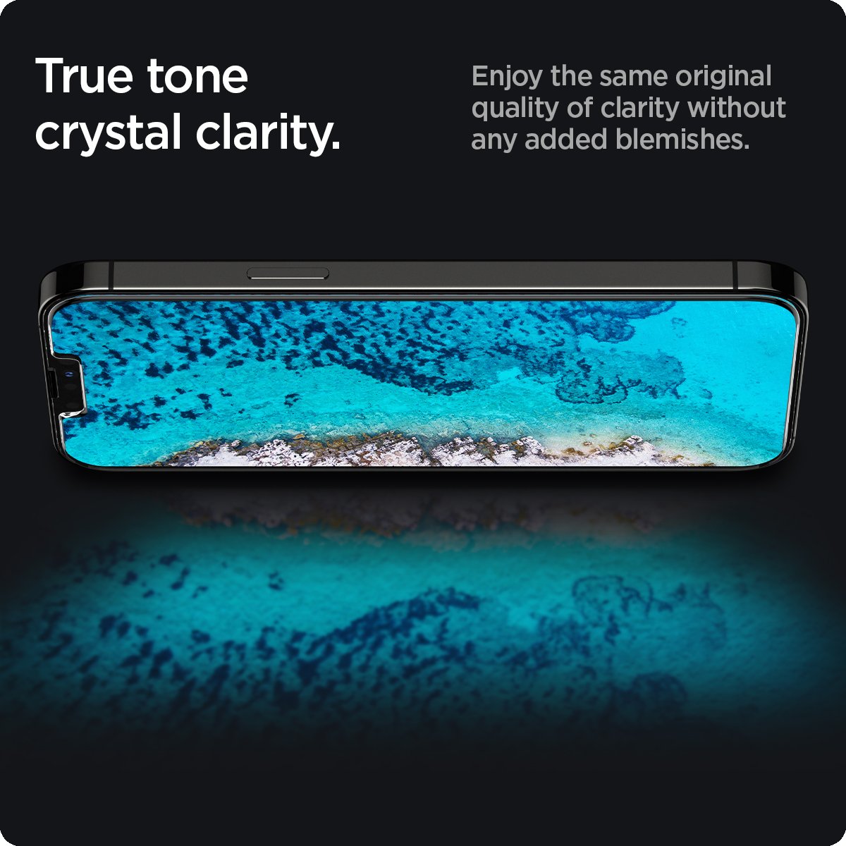 Set 2 folii sticla cu sistem de montare Case friendly Spigen GLAStR EZ FIT compatibil cu iPhone 13 Pro Max / 14 Plus