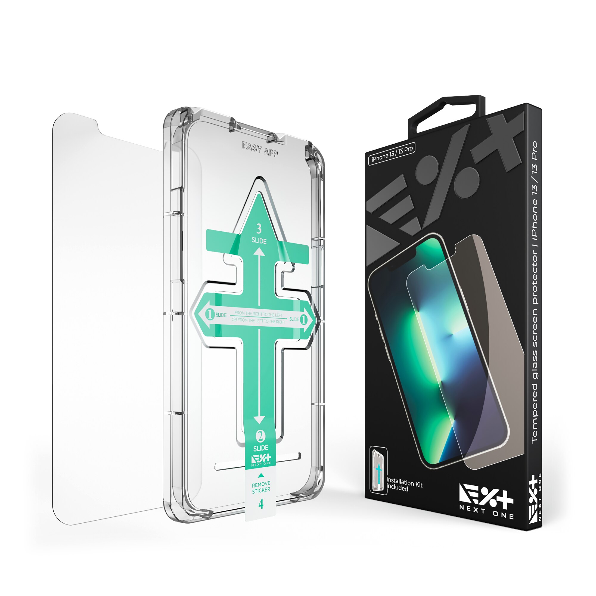 Folie de protectie Next One, Screen Protector Tempered glass pentru iPhone 13 & iPhone 13 Pro
