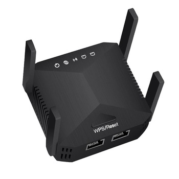Amplificator semnal retea WiFi, 300Mbps, Retea 2.4G, 4 antene, Conectare rapida WPS, cu Mod repetor si AP, Port LAN si WAN, sundiguer, negru Amplificator semnal retea WiFi, 300Mbps, Retea 2.4G, 4 antene, Conectare rapida WPS, cu Mod repetor si AP, Port LAN si WAN, sundiguer, negru
