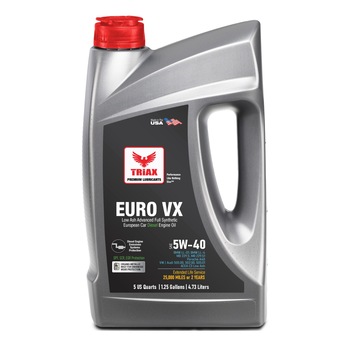 Ulei motor Triax Euro VX 5W-40 Diesel Full Sintetic VW 505.01, BMW LL-04, MB 229.51, 4.73l Ulei motor Triax Euro VX 5W-40 Diesel Full Sintetic VW 505.01, BMW LL-04, MB 229.51, 4.73l