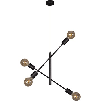 Lustra K-4750 CAMARA,Negru, cu 4 surse de iluminare, E27, 60 W Lustra K-4750 CAMARA,Negru, cu 4 surse de iluminare, E27, 60 W