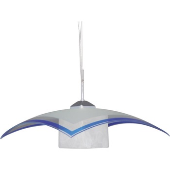 Lustra K-1520 ZK5-90 VETRO,Albastru, cu 1 sursa de iluminare, E27, 60 W Lustra K-1520 ZK5-90 VETRO,Albastru, cu 1 sursa de iluminare, E27, 60 W