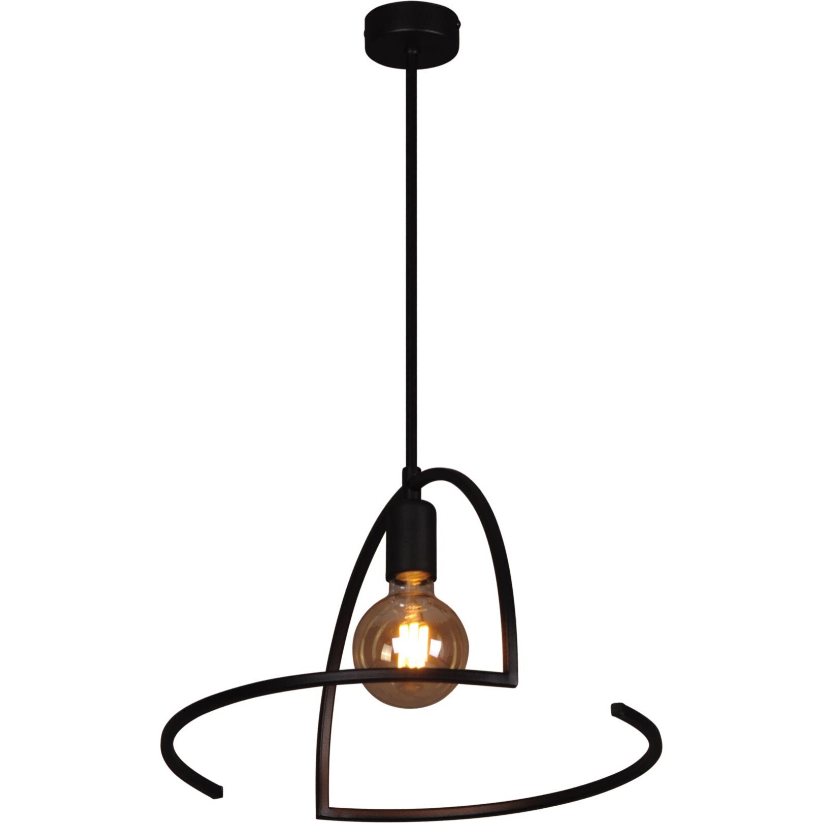 Lustra K-4657 TIGRA,Negru, cu 1 sursa de iluminare, E27, 60 W