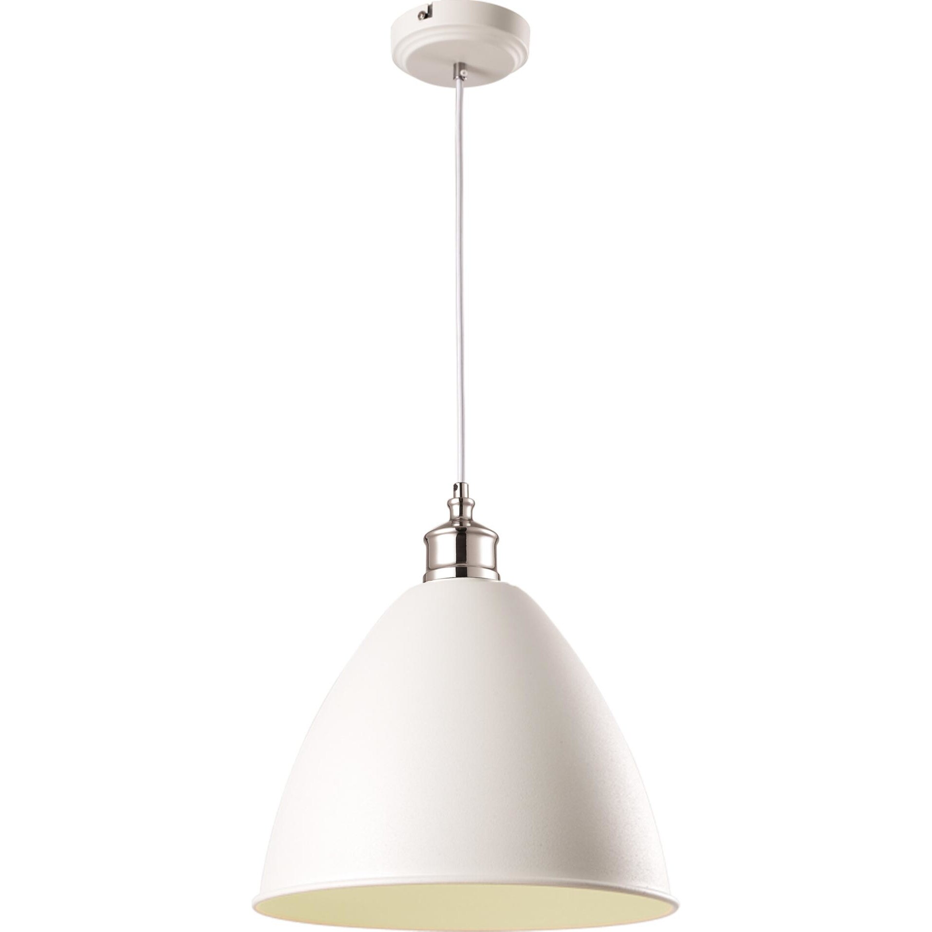 Lustra K-8005A-1 WH WATSO,Alb, cu 1 sursa de iluminare, E27, 60 W