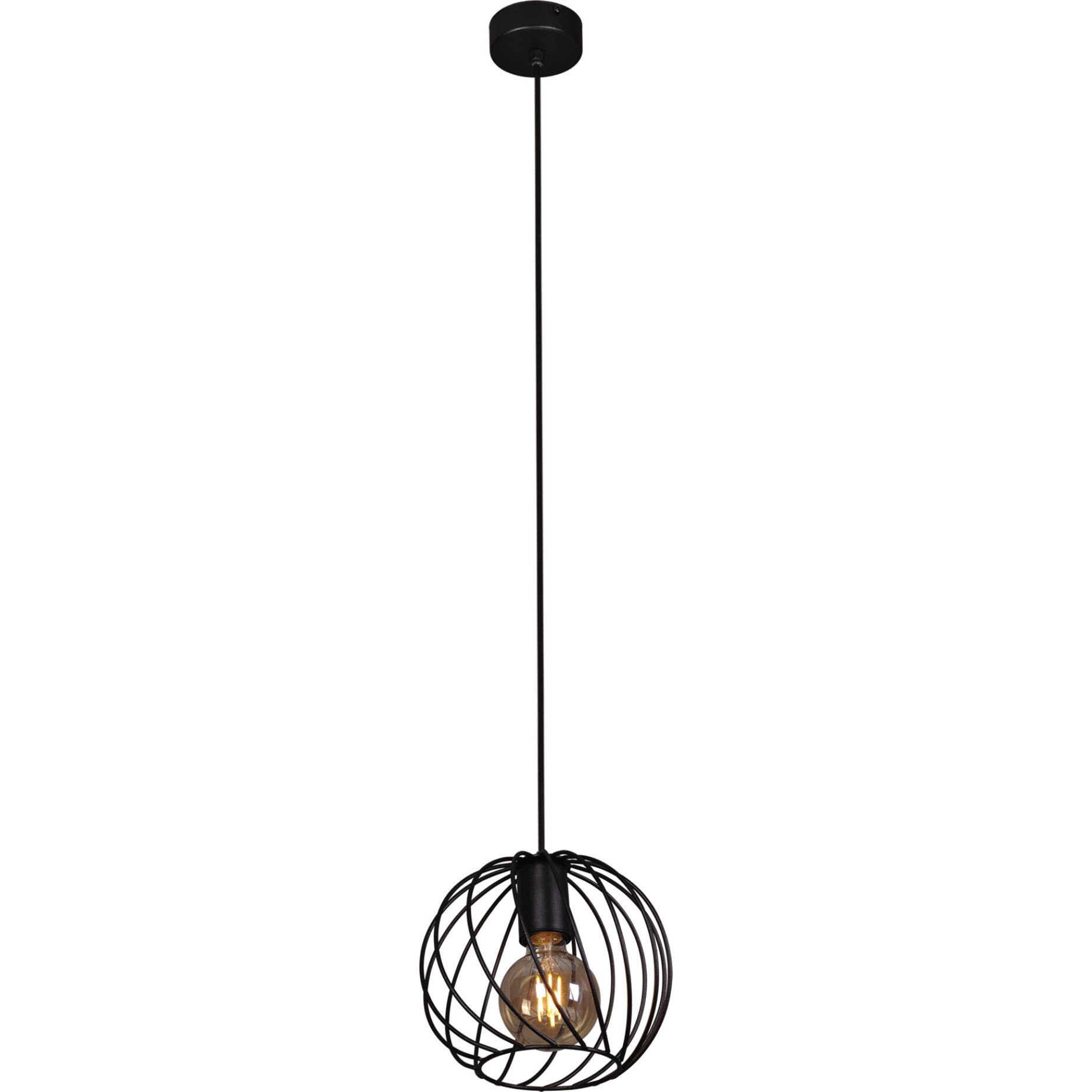Lustra K-4275 CARMEN,Negru, cu 1 sursa de iluminare, E27, 60 W