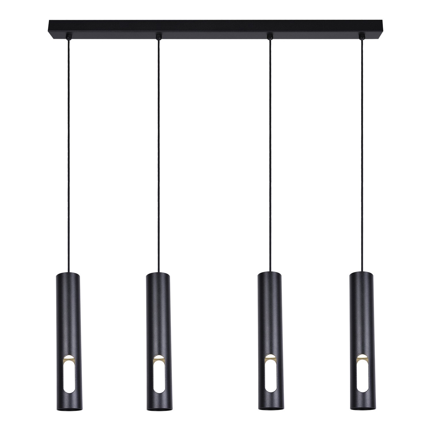 Candelabru K-4867 ENOLA,Negru, cu 4 surse de iluminare, GU10, 50 W