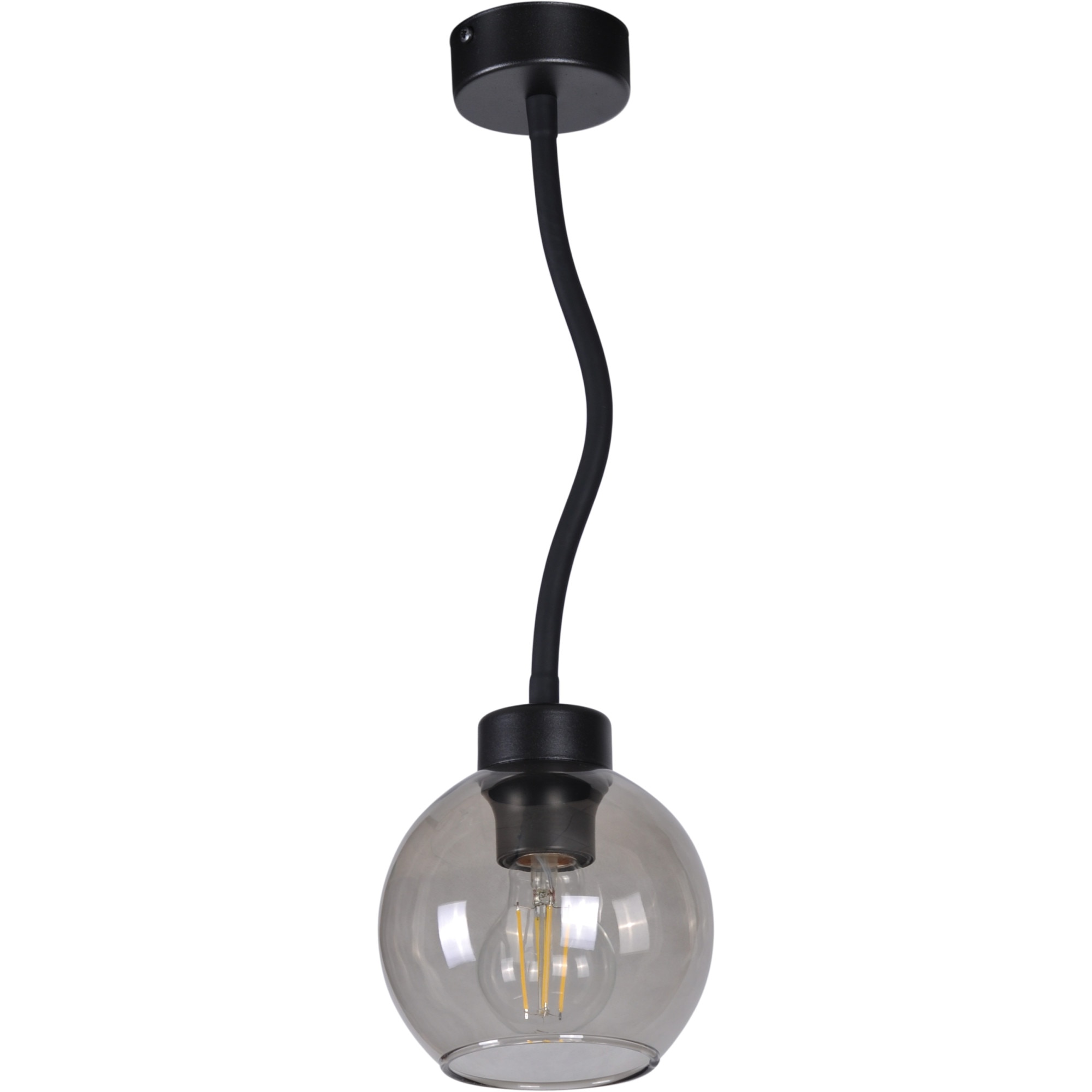 Candelabru K-1585 MELO, Negru, cu 1 sursa de iluminare, E27, 60 W