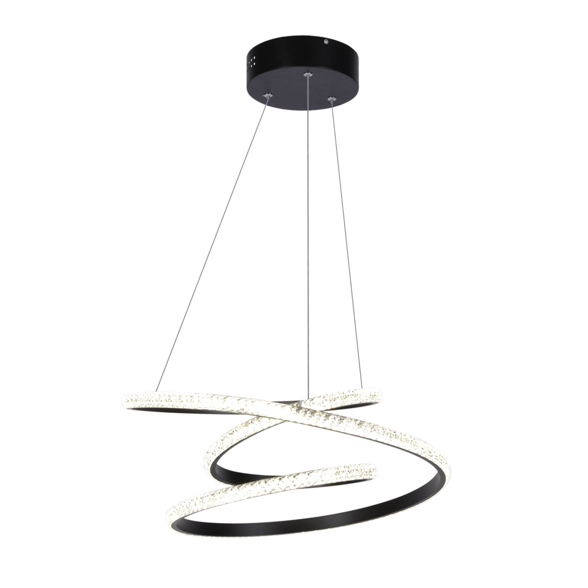 Lustra K-8154 BRIDA,Negru, cu 1 sursa de iluminare, LED, 65 W