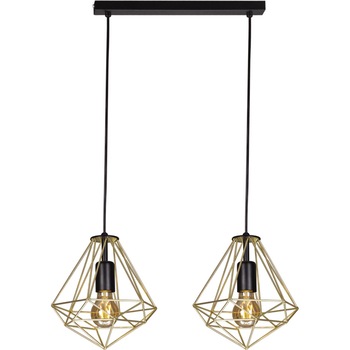 Lustra K-4811,Alama, cu 2 surse de iluminare, E27 Lustra K-4811,Alama, cu 2 surse de iluminare, E27