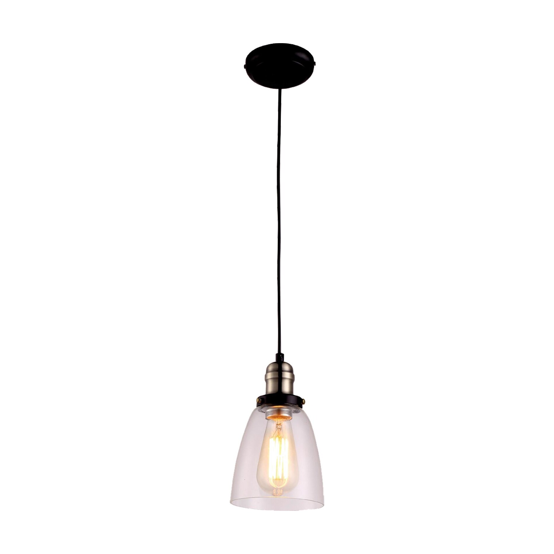 Lustra K-8036B-1 SAMANTA,Negru, cu 1 sursa de iluminare, E27, 40 W