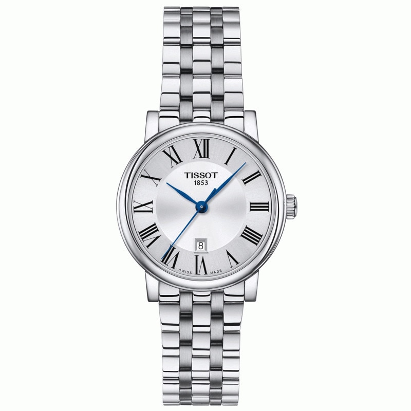 Ceas Lux de dama Tissot Carson Premium Lady, Argintiu