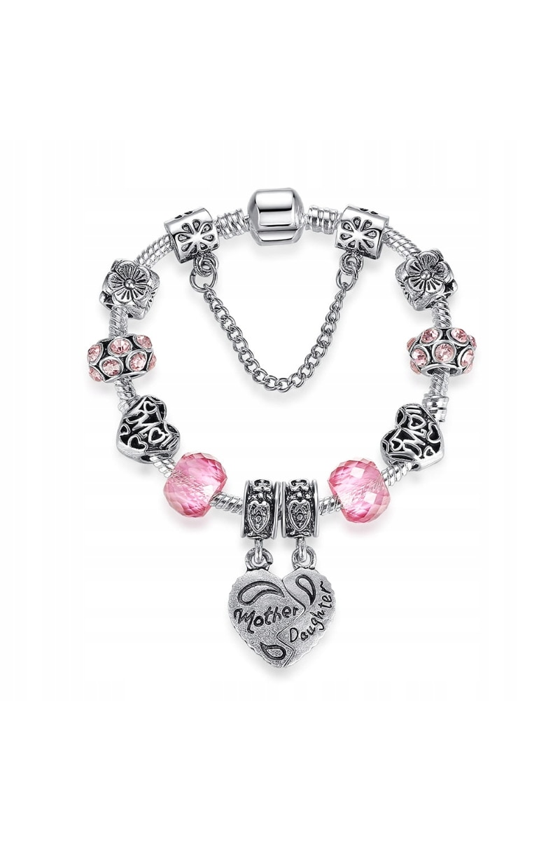 Bratara placata cu argint tip Pandora charms, KB71 eMAG.ro