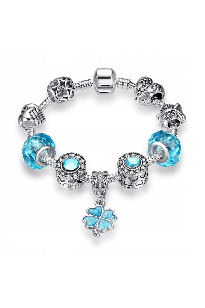 Bratara placata cu argint tip Pandora charms, KB90