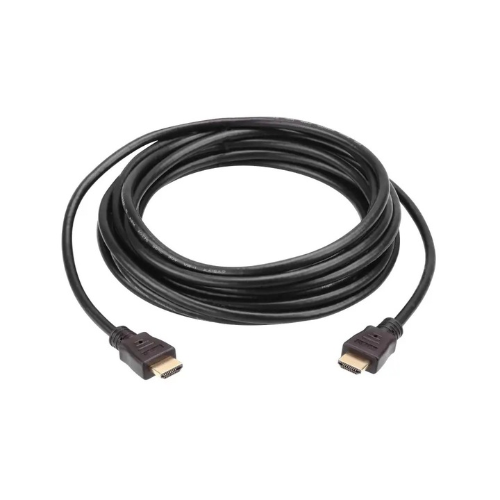Cablu de retea ATEN 2L-7D10H, HDMI tata - HDMI tata, 4K, 10m, Negru