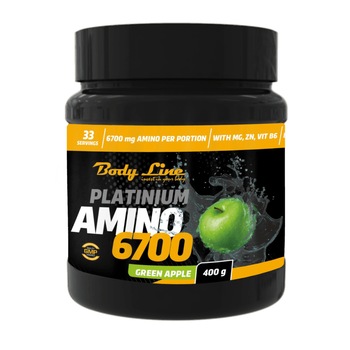 Aminoacizi esentiali – Amino 6700, 400 g, Green Apple Aminoacizi esentiali – Amino 6700, 400 g, Green Apple