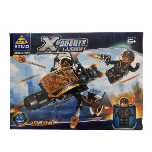 Set de constructie X-AGENTS , KAZI, 66 piese, 6+
