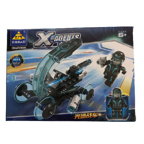 Set de constructie X-AGENTS , KAZI, 80 piese, 6+