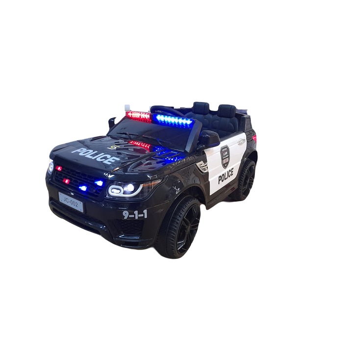 Masinuta electrica de Politie SUV, 12v, Negru