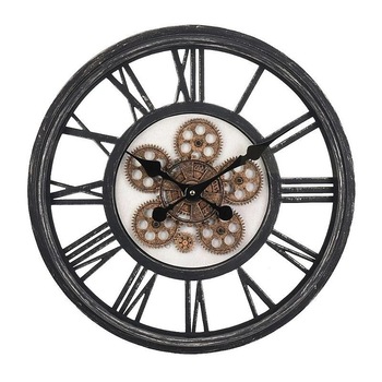 Ceas de perete vintage Segnale, diametru 50 cm, stil industrial, cifre romane Ceas de perete vintage Segnale, diametru 50 cm, stil industrial, cifre romane