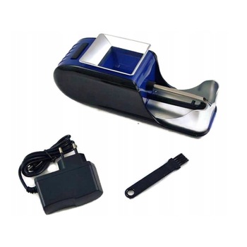 Aparat electric de facut tigari, Zola®, 230V, 23x7x8.5cm, negru-albastru Aparat electric de facut tigari, Zola®, 230V, 23x7x8.5cm, negru-albastru