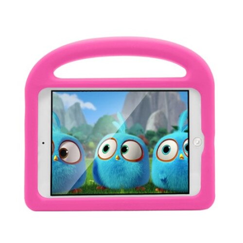 Husa protectie tableta compatibila cu IPAD 2/3/4, 9.7 inch pentru copii, Roz