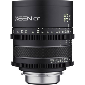Obiectiv cinematic Samyang Xeen CF 35mm T1.5 pentru Canon EF, X-Coating, Black Obiectiv cinematic Samyang Xeen CF 35mm T1.5 pentru Canon EF, X-Coating, Black
