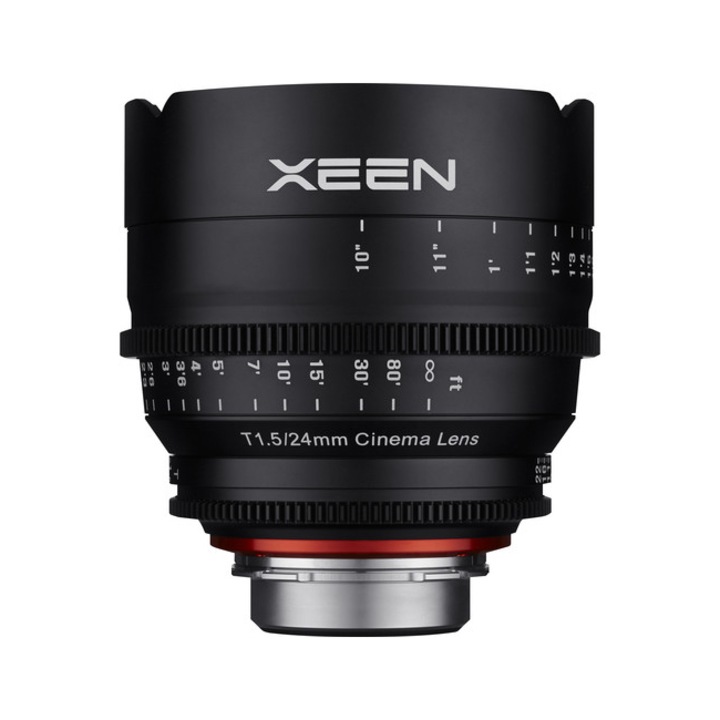 Obiectiv cinematic Samyang Xeen 24mm T1.5 PL pentru Canon EF, X-Coating, Black