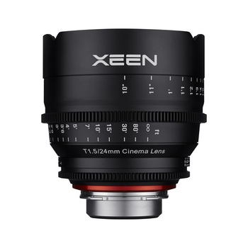 Obiectiv cinematic Samyang Xeen 24mm T1.5 PL pentru Canon EF, X-Coating, Black Obiectiv cinematic Samyang Xeen 24mm T1.5 PL pentru Canon EF, X-Coating, Black
