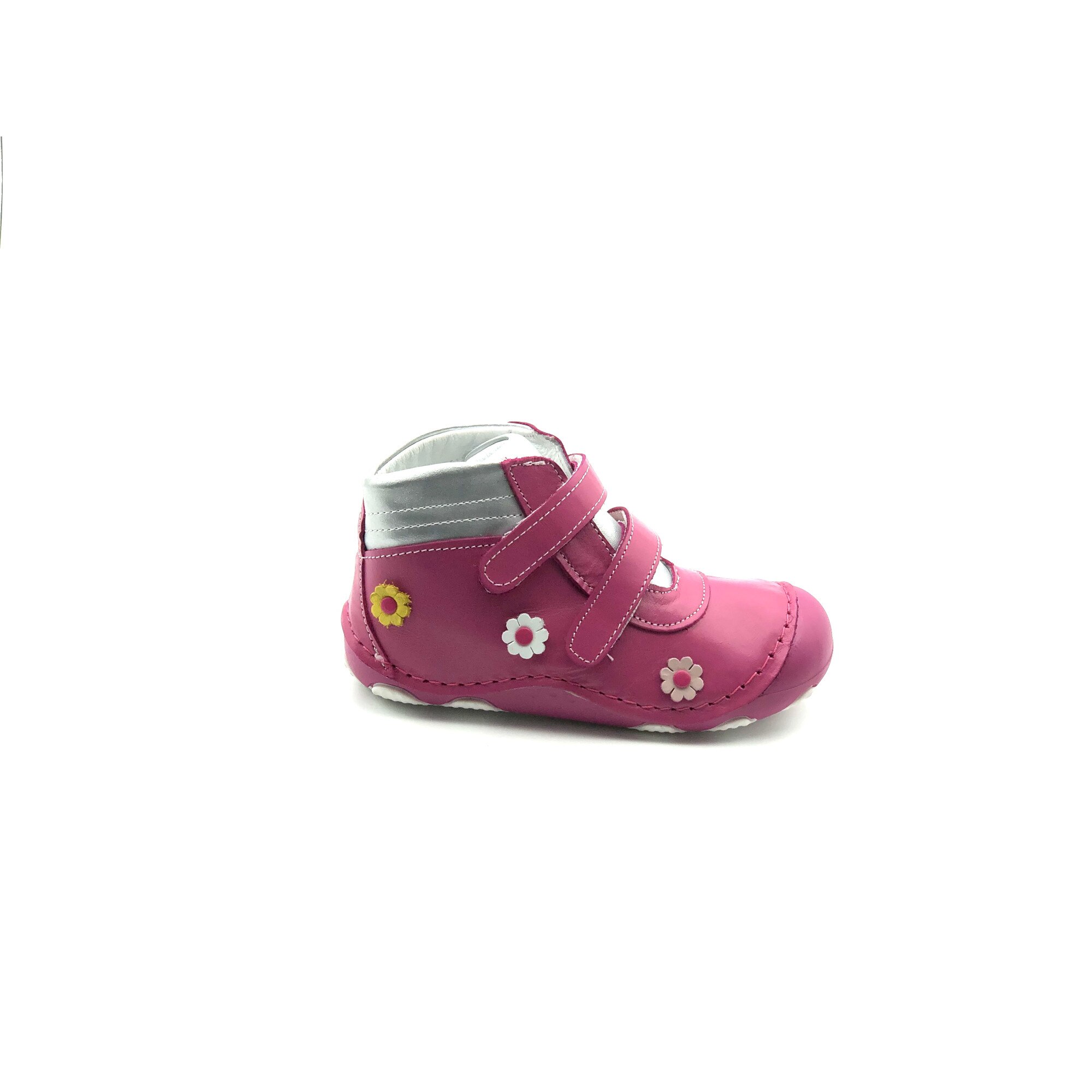 Ghete copii Sibel Bebe EVO1228, Ortopedice, piele naturala, Roz