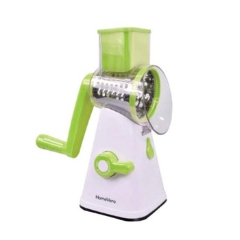 Razatoare manuala pentru legume Tabletop Drum Grater, 3 lame interschimbabile Razatoare manuala pentru legume Tabletop Drum Grater, 3 lame interschimbabile