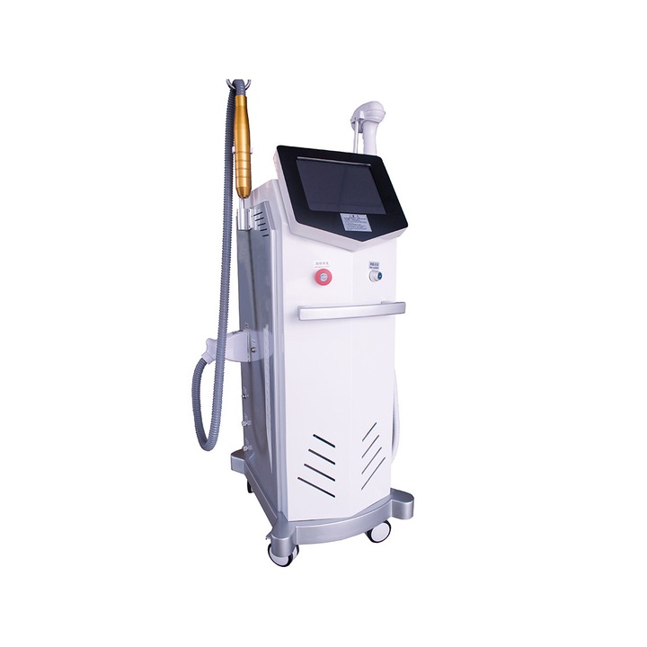 Aparat Epilare Definitiva si PicoSecond Second 532, 1064nm, Cellular ND YAG Pico Laser Profesional, Indepartare Tatuaje, 2 manipuli 755, 808, 1064nm 1200W TOUCH Dioda Laser, 50mil Impulsuri PICOPlatinum