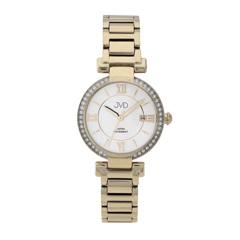 Ceas de dama JVD JC185.3, Auriu