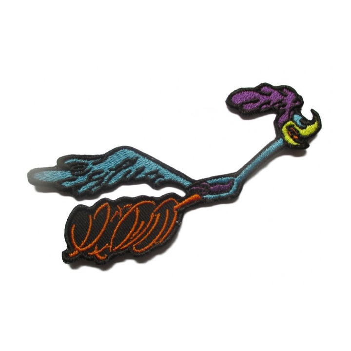 Petic textil tip insigna 10x4 cm logo