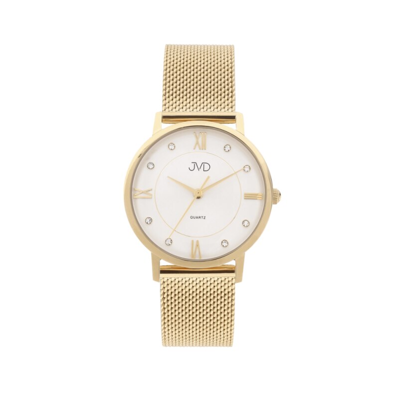 Ceas de dama JVD JG1006.1, Auriu