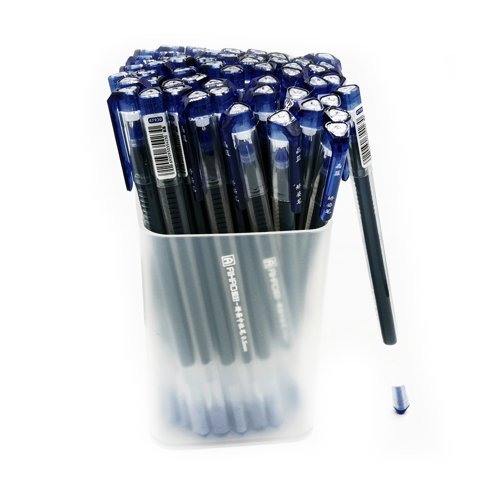 Pix cu gel AH47930, cu capac, scriere de 0.5mm, 60/set, Vision®