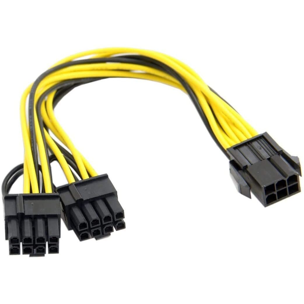 2 db PCI-E 6 tűs anya és 2 db 8 tűs (6+2) dugas hálózati adapter